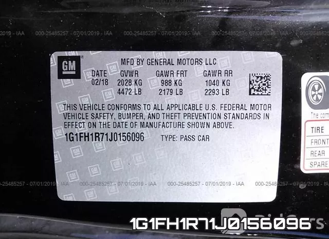1G1FH1R71J0156096 фото 10