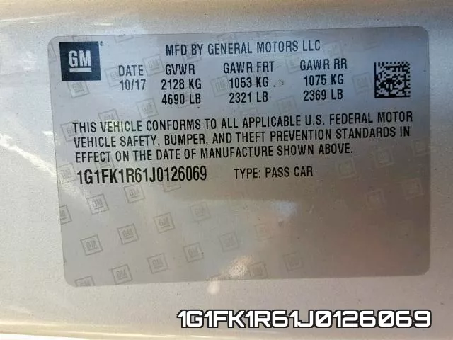 1G1FK1R61J0126069 фото 2