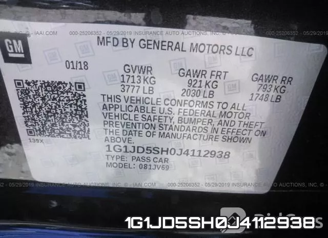 1G1JD5SH0J4112938 фото 10