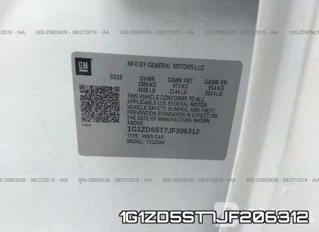 1G1ZD5ST7JF206312 фото 10