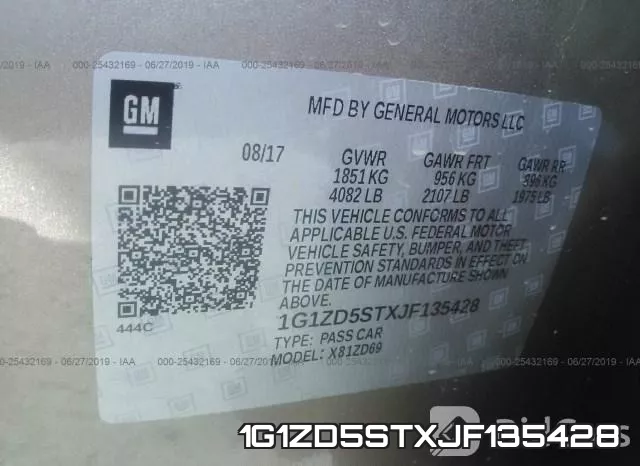 1G1ZD5STXJF135428 фото 10