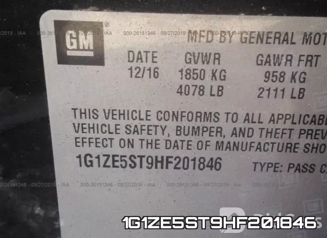 1G1ZE5ST9HF201846 фото 10