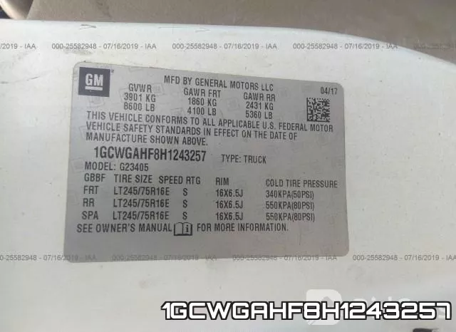 1GCWGAHF8H1243257 фото 10