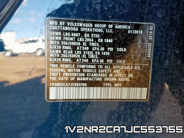 1V2NR2CA7JC553755 фото 2