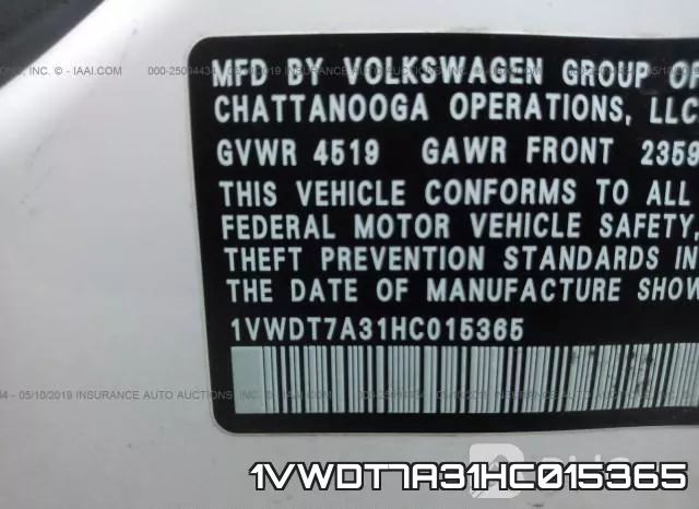 1VWDT7A31HC015365 фото 10