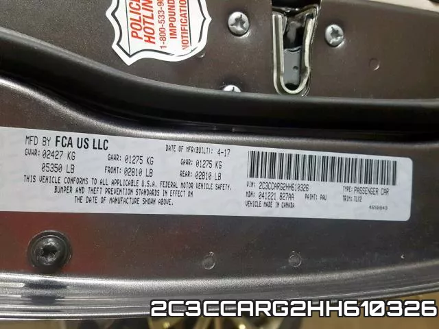 2C3CCARG2HH610326 фото 2
