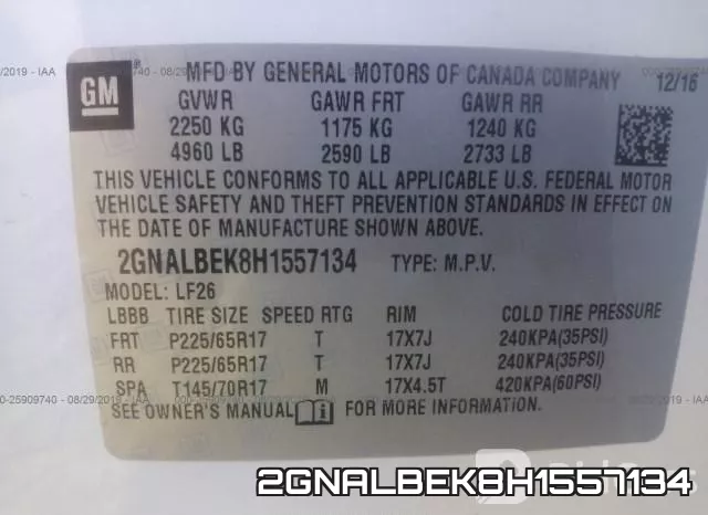 2GNALBEK8H1557134 фото 10