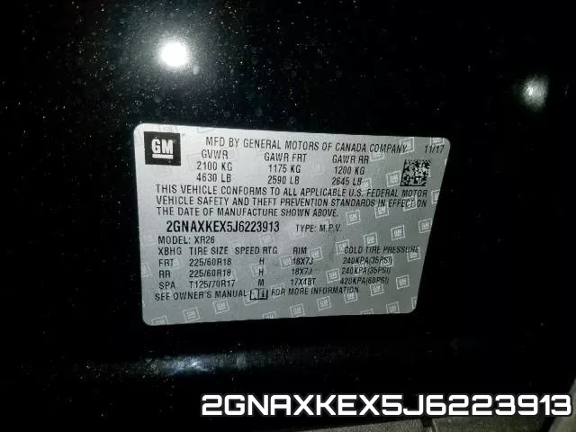 2GNAXKEX5J6223913 фото 2
