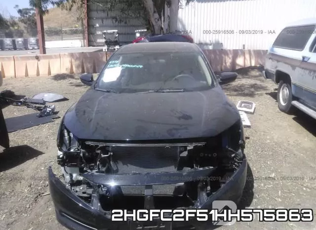 2HGFC2F51HH575863 фото 7