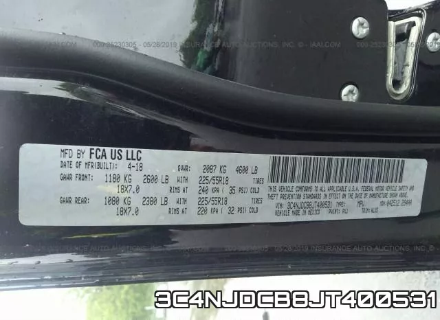3C4NJDCB8JT400531 фото 10