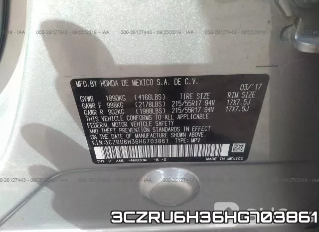 3CZRU6H36HG703861 фото 10