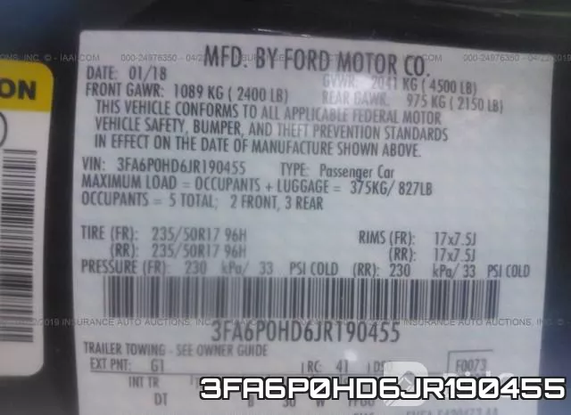3FA6P0HD6JR190455 фото 10
