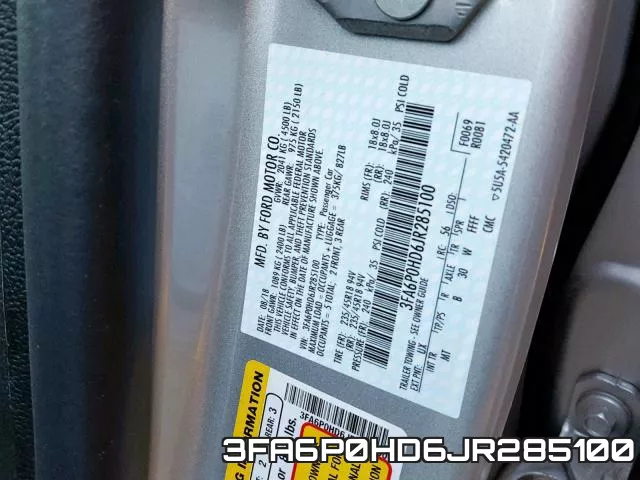 3FA6P0HD6JR285100 фото 2