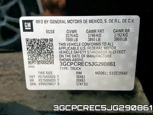 3GCPCREC5JG290861 фото 2