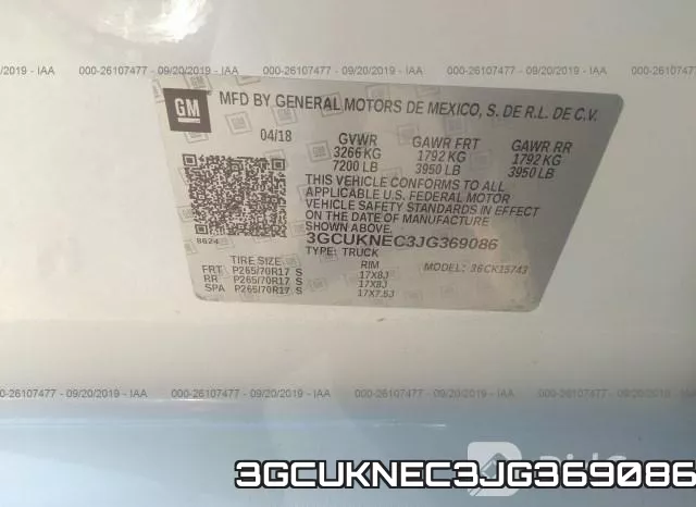 3GCUKNEC3JG369086 фото 10