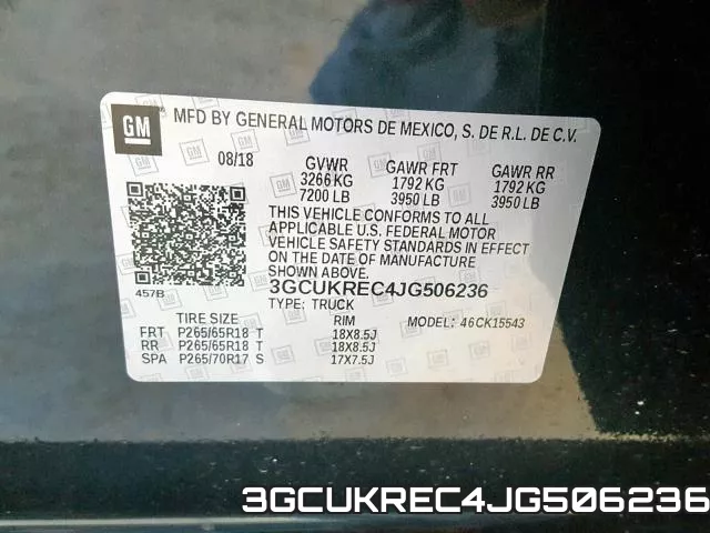 3GCUKREC4JG506236 фото 2