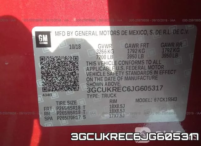 3GCUKREC6JG605317 фото 10