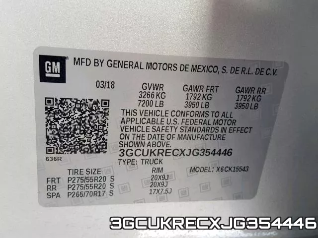 3GCUKRECXJG354446 фото 2