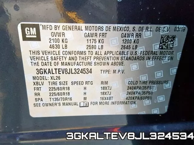 3GKALTEV8JL324534 фото 2