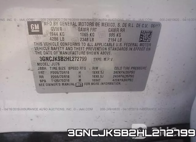 3GNCJKSB2HL272799 фото 10