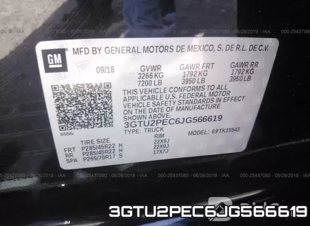 3GTU2PEC6JG566619 фото 10