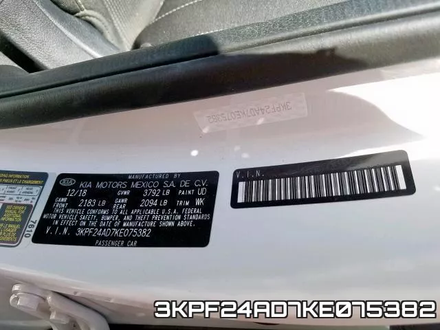 3KPF24AD7KE075382 фото 2