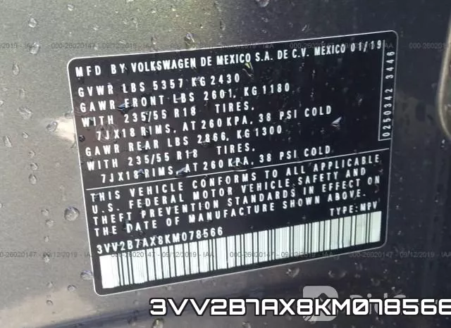 3VV2B7AX8KM078566 фото 10
