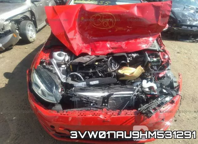 3VW017AU9HM531291 фото 7