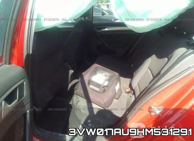 3VW017AU9HM531291 фото 9