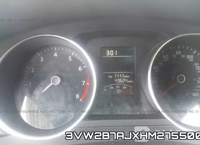 3VW2B7AJXHM275500 фото 8