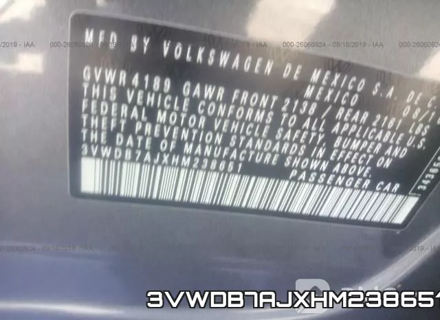 3VWDB7AJXHM238651 фото 10