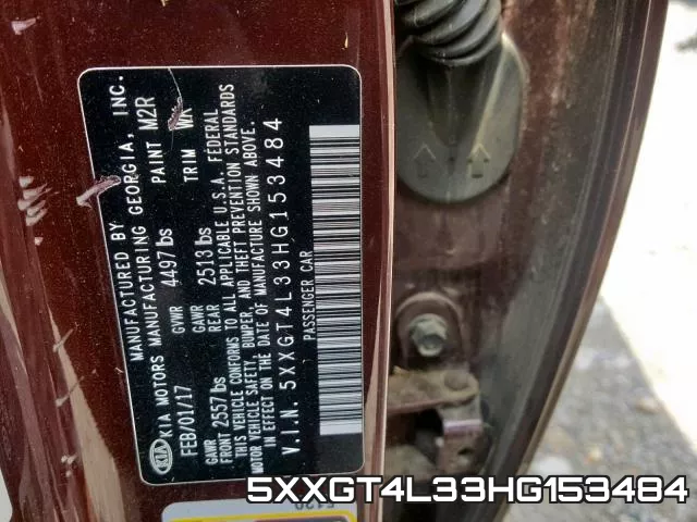5XXGT4L33HG153484 фото 2