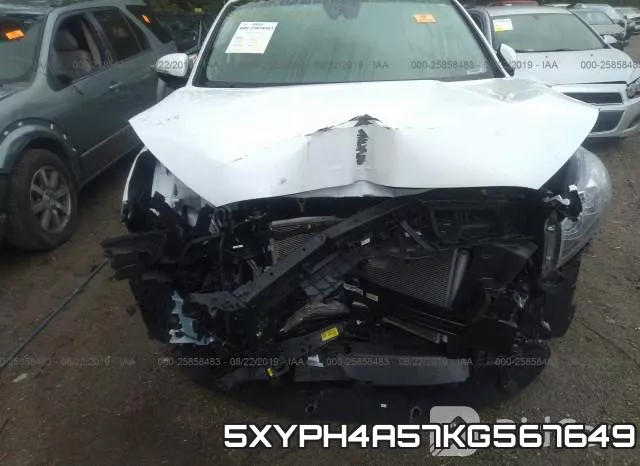 5XYPH4A57KG567649 фото 7