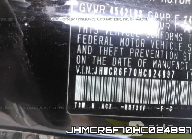 JHMCR6F70HC024897 фото 10