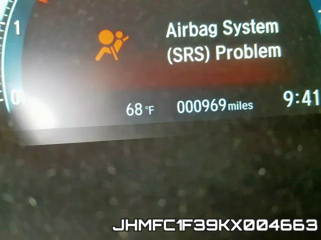 JHMFC1F39KX004663 фото 9