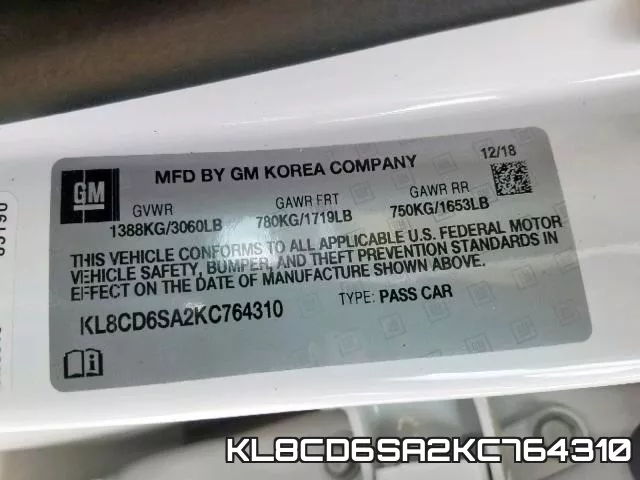 KL8CD6SA2KC764310 фото 2