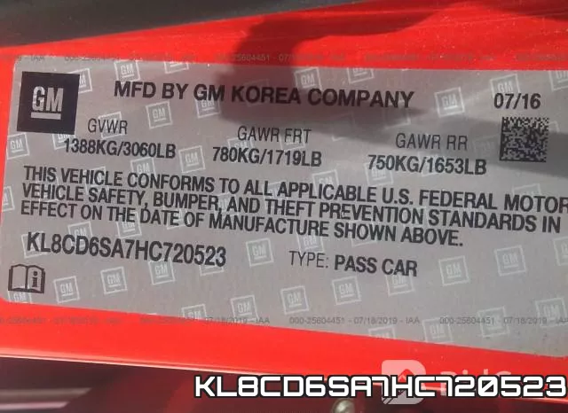 KL8CD6SA7HC720523 фото 10