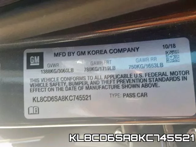 KL8CD6SA8KC745521 фото 2