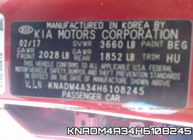 KNADM4A34H6108245 фото 10
