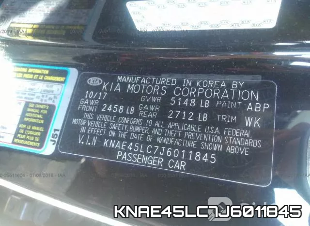 KNAE45LC7J6011845 фото 10