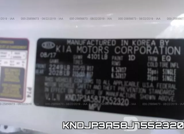 KNDJP3A58J7552320 фото 10