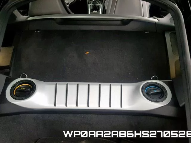 WP0AA2A86HS270528 фото 8