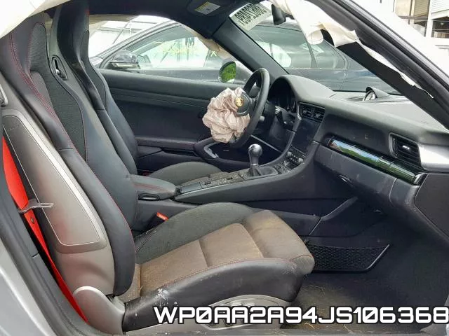 WP0AA2A94JS106368 фото 6