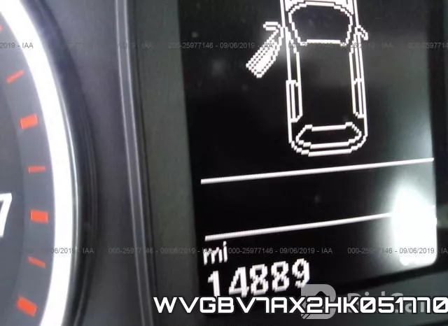 WVGBV7AX2HK051770 фото 8