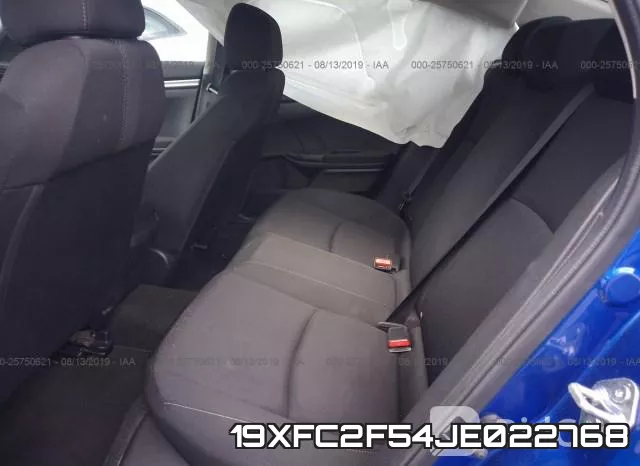 19XFC2F54JE022768 фото 9