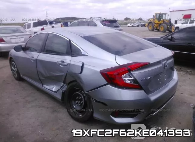 19XFC2F62KE041393 фото 4