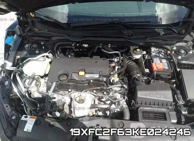 19XFC2F63KE024246 фото 2