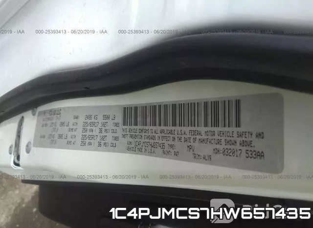 1C4PJMCS7HW657435 фото 10
