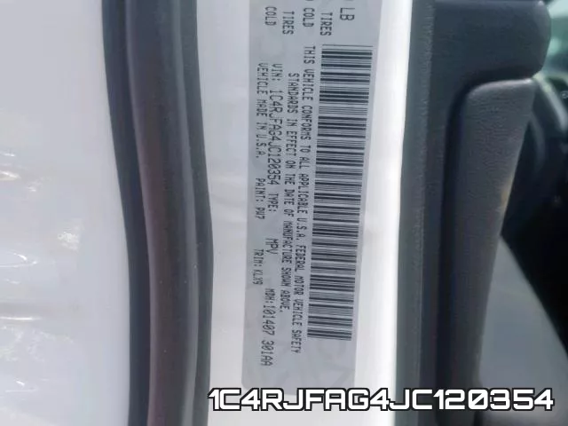 1C4RJFAG4JC120354 фото 2