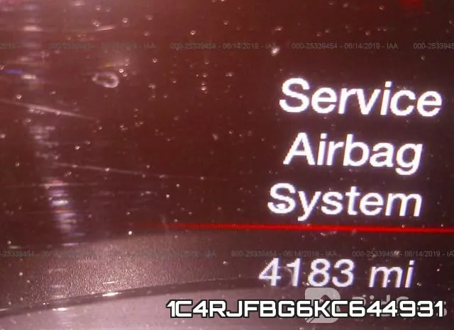 1C4RJFBG6KC644931 фото 8